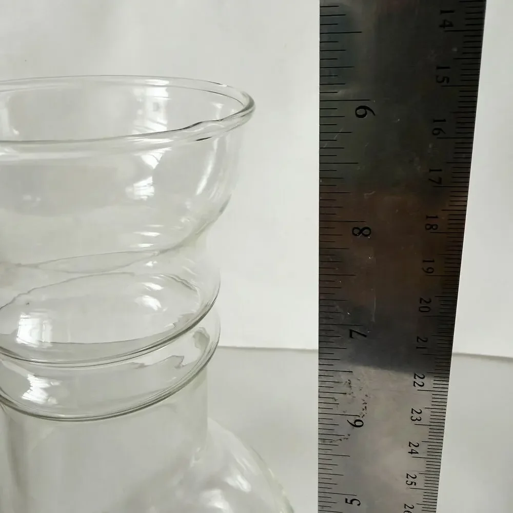 Vintage Pyrex 8010 Glass Carafe Cork Stopper 1 Qt Corning USA